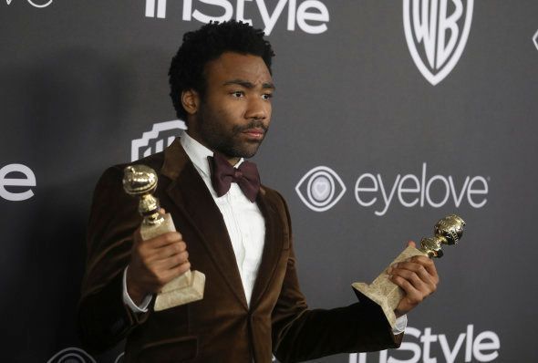 Donald Glover arrives at the InStyle and Warner Bros. Golden Globes afterparty at the Beverly Hilton Hotel on Sunday, Jan. 8, 2017, in Beverly Hills, Calif. (Photo by Matt Sayles/Invision/AP)