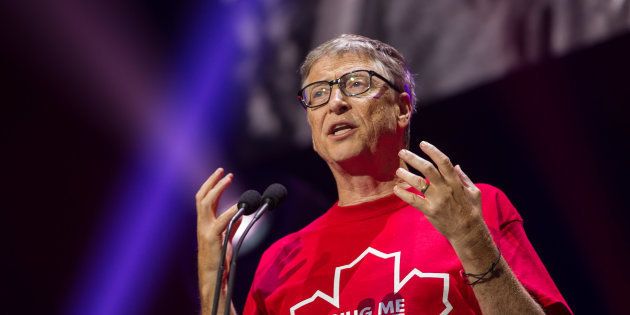 Billionaire philanthropist Bill Gates speaks at the Global Citizen Concert to End AIDS, Tuberculosis and Malaria in Montreal, Quebec, Canada on September 17, 2016. REUTERS/Geoff Robins/Pool/File Photo