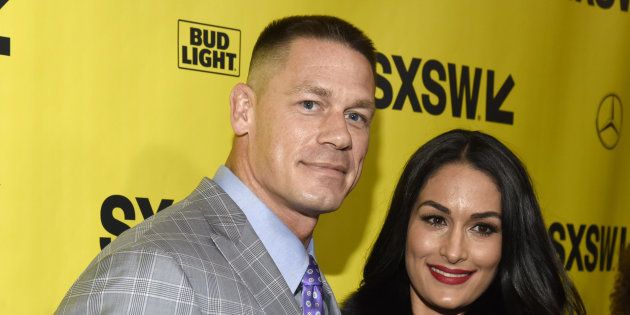 John Cena and Nikki Bella.