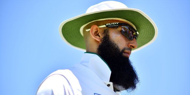 ADELAIDE, AUSTRALIA - OCTOBER 28: Hashim Amla of South Africa looks on during the Tour match between South Australia and South Africa at Gliderol Oval on October 28, 2016 in Adelaide, Australia. (Photo by Daniel Kalisz/Getty Images)