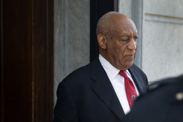 Actor and comedian Bill Cosby comes out of the Courthouse after the verdict in the retrial of his sexual assault case at the Montgomery County Courthouse in Norristown, Pennsylvania on April 26, 2018.