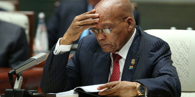 South African President Jacob Zuma attends the 'Dialogue of Emerging Market and Developing Countries' on the sideline of the 2017 BRICS Summit in Xiamen, Fujian province, China, 05 September 2017.REUTERS/Wu Hong/Pool