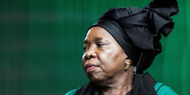 South African presidential hopeful Nkosazana Dlamini-Zuma.