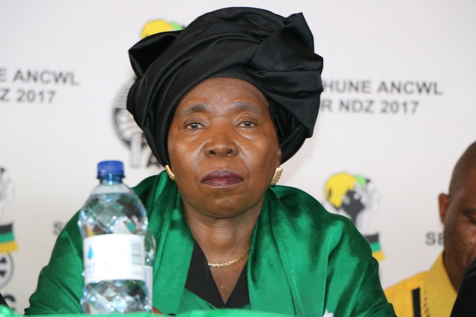 ANC presidential hopeful Nkosazana Dlamini Zuma in Mohlarekoma