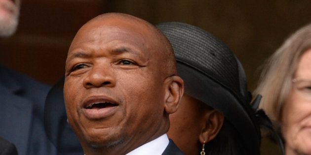 JOHANNESBURG, SOUTH AFRICA â APRIL 14: North West Premier Supra Mahumapelo during the funeral service of Struggle icon Winnie Madikizela-Mandela on April 14, 2018 in Johannesburg, South Africa. Madikizela-Mandela died at the age of 81 after a long illness. (Photo by Gallo Images / Frennie Shivambu)