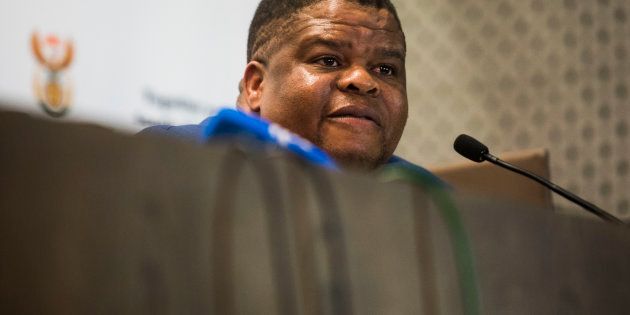 Energy Minister David Mahlobo.