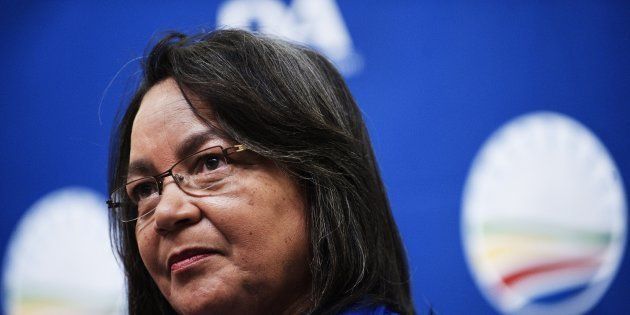 Axed Cape Town mayor Patricia de Lille.