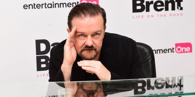 Ricky Gervais attending the world premiere of David Brent: Life On The Road.