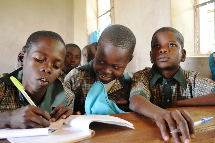 Children born to Boko Haram and those orphaned by the militant group learn together in the Future Prowess school in Maiduguri, Nigeria, Jan 23, 2017. Thomson Reuters Foundation/Kieran Guilbert