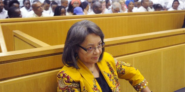 Patricia de Lille pictured during the case between her and the DA at the High Court in Cape Town on February 13 2018.