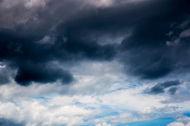 Black clouds. Rain Clouds on the sky