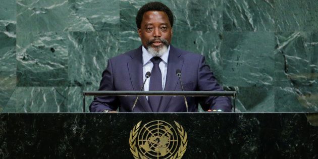 Joseph Kabila Kabange, President of the Democratic Republic of the Congo, addresses the 72nd United Nations General Assembly at U.N. headquarters in New York, U.S., September 23, 2017.