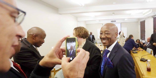 Tom Moyane seen in Parliament on November 28 last year in Cape Town.