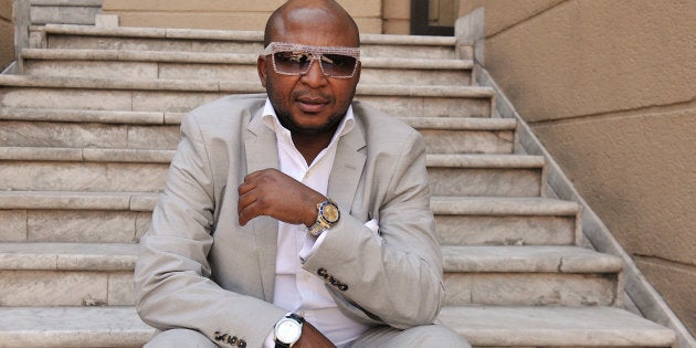 Controversial businessman Kenny Kunene talks to City Press newspaper on October 17, 2012 in Johannesburg, South Africa.