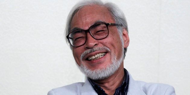 Japanese director Hayao Miyazaki speaks during a news conference held to announce his retirement from film in Tokyo September 6, 2013. Miyazaki, known for animated films like the Oscar-winning