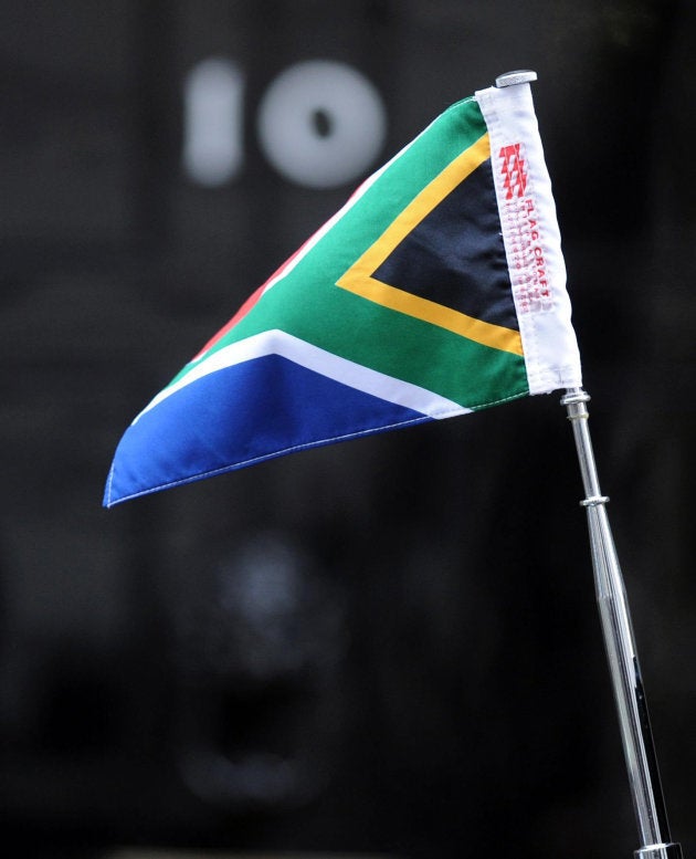 South African flag.