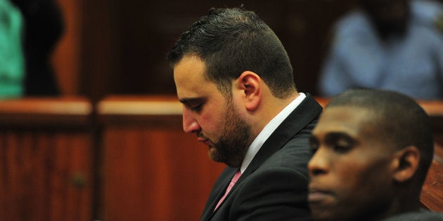 Murder accused Christopher Panayiotou during his trial at the Port Elizabeth High Court on October 16, 2017 in Port Elizabeth, South Africa.