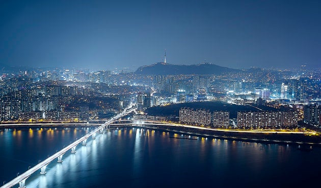 Seoul Skyline at night