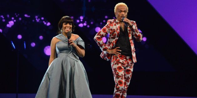 Somizi Mhlongo hosted the 23rd annual South African Music Awards with comedian Tumi Morake.