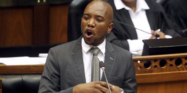 South Africa's opposition Democratic Alliance (DA) leader Mmusi Maimane