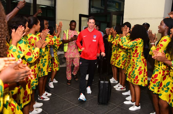 Nigerians welcomed Atletico Madrid to their country earlier this week.