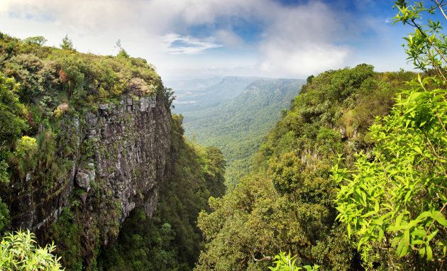 Panorama from God's Window along the Blyde River Canyon, Mpumalanga Probince, South Africa