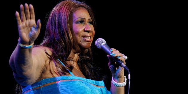 Aretha Franklin performing in New York in 2012.