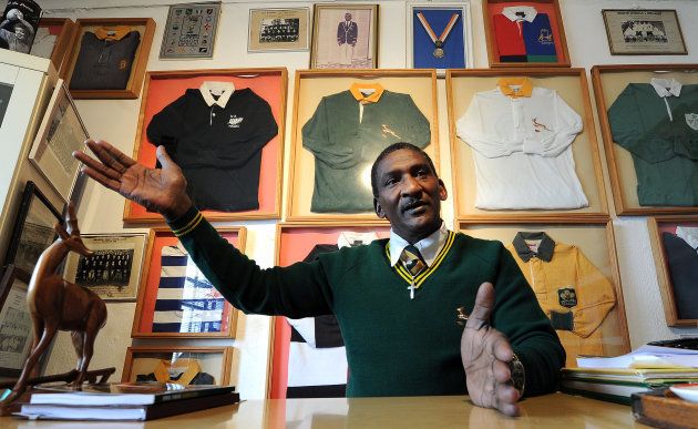 Errol Tobias, the first person of colour to play for the Springboks.