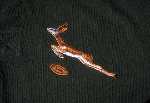 The "white" Springbok rugby emblem before unity in the sport in 1992.