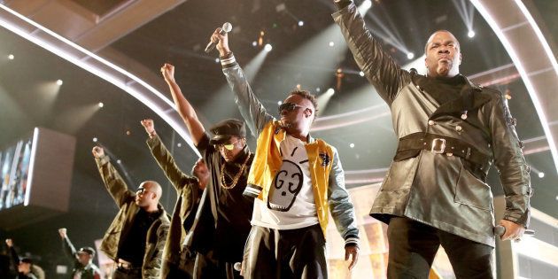 The 59th Annual Grammy Awards were filled with political messages.