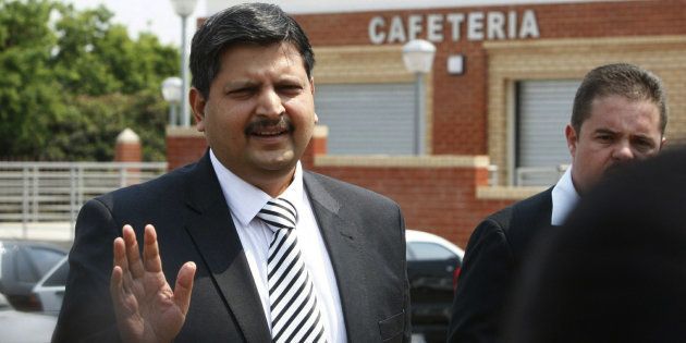 Atul Gupta attends Randburg Magistrate's Court on September 27, 2010 in Johannesburg.