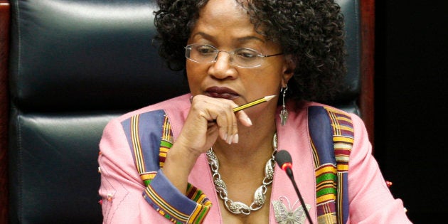 Parliamentary Speaker Baleka Mbete