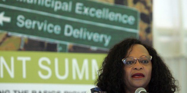 Water and Sanitation Minister Nomvula Mokonyane