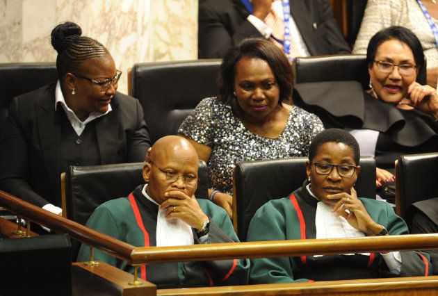 Chief Justice Mogoeng Mogoeng during the State of the Nation Address.