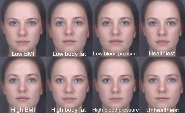 The researchers got the study participants to alter faces to make the look as "healthy" as possible -- and found the results were pretty accurate.