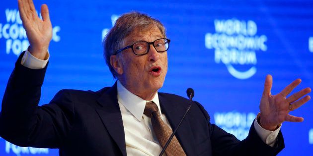 Billionaire philanthropist Bill Gates attends the World Economic Forum (WEF) annual meeting in Davos, Switzerland, January 19, 2017.