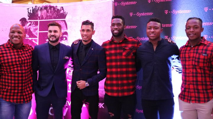 SA celebrities from the sport and entertainment sectors joined Van Niekerk at the launch.