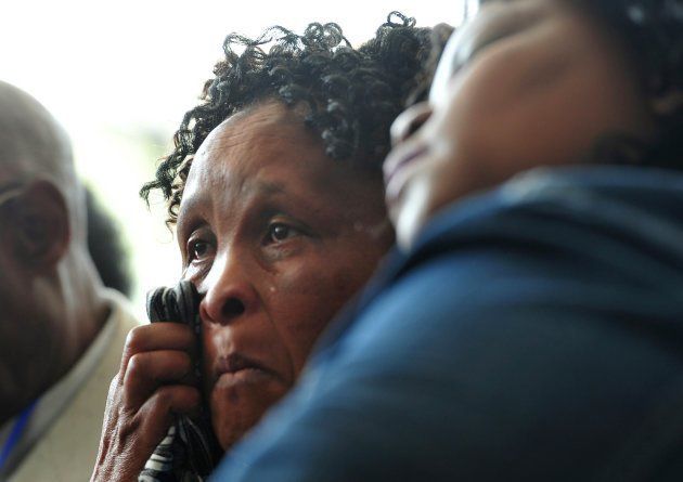 Jalisile Ngqondwana, who is a mother to one of the victims, couldnt hold back tears during the Life Esidimeni arbitration hearing at Emoyeni Conference Centre, Parktown on October 09, 2017 in Johannesburg, South Africa.