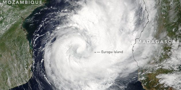 NASA Image of Tropical Cyclone Dineo
