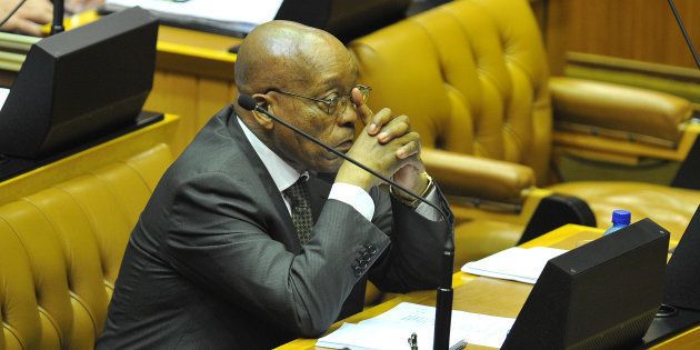 President Jacob Zuma during the second day of the 2017 State of the Nation Address (Sona) debate at the National Assembly on February 15, 2017 in Cape Town, South Africa.