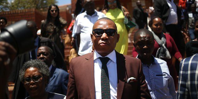 Former deputy of higher education and training minister Mduduzi Manana outside the Randburg Magistrate's Court on November 07, 2017.