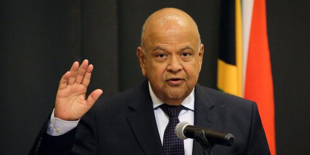 Pravin Gordhan is sworn in as Minister of Public Enterprises in Cape Town, South Africa, February 27, 2018.