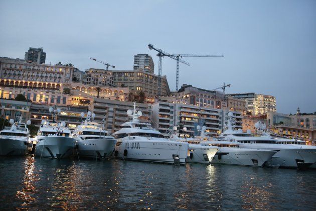 Luxury yachts are displayed at the Hercules Port in Monaco for the 27th edition of the International Monaco Yacht Show, Sept. 28, 2017 in Monaco. The world's richest one per cent now control slightly more than half the world's wealth, according to a new report from Credit Suisse.