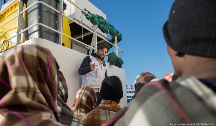 Tunisian Oussama Omrane is a cultural mediator working on board MSF's Mediterranean Sea search and rescue vessel the MV Aquarius.
