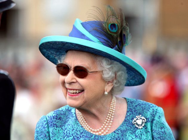 Queen Elizabeth II hosts a Garden Party at Buckingham Palace on May 31.