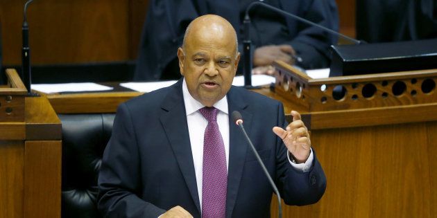 Finance Minister Pravin Gordhan delivers his 2017 Budget Speech to Parliament in Cape Town, South Africa, February 22, 2017.