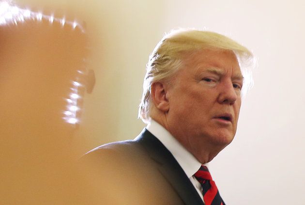 U.S. President Donald Trump is pictured during a meeting at the Istana in Singapore June 11, 2018. REUTERS/Jonathan Ernst