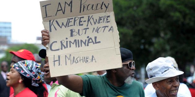 Immigrants, asylum seekers and other organisations handed over a memorandum to Johannesburg mayor Herman Mashaba during a protest in Johannesburg on December 19, 2016. Mashaba was criticised for allegedly making xenophobic comments.