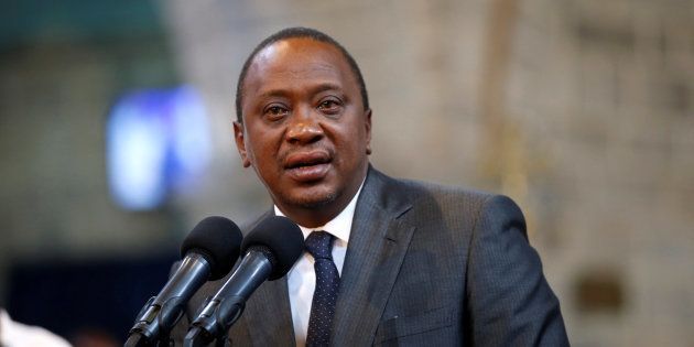 Kenya's President Uhuru Kenyatta delivers a speech during a ceremony at the All Saints Anglican Church in Nairobi, Kenya November 5, 2017.