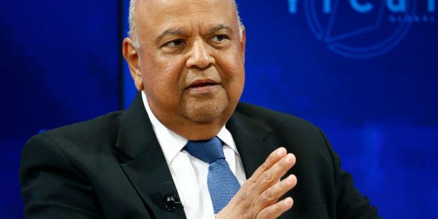 Pravin Gordhan, Minister of Finance of South Africa attends the annual meeting of the World Economic Forum (WEF) in Davos, Switzerland, January 17, 2017. REUTERS/Ruben Sprich